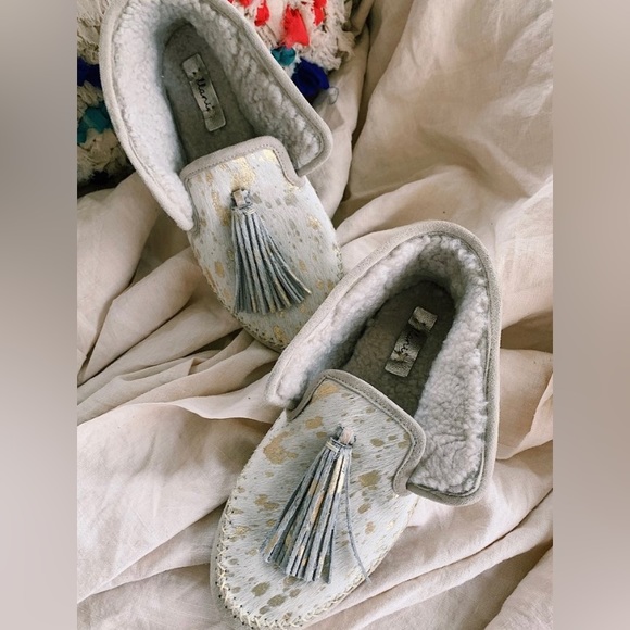 Llani Gilded Calf Moccasins - Picture 3 of 10